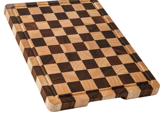 Walnut & Oak End Grain Wood Chopping Board